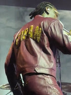 God We Trust Tour Asake Leather Jacket