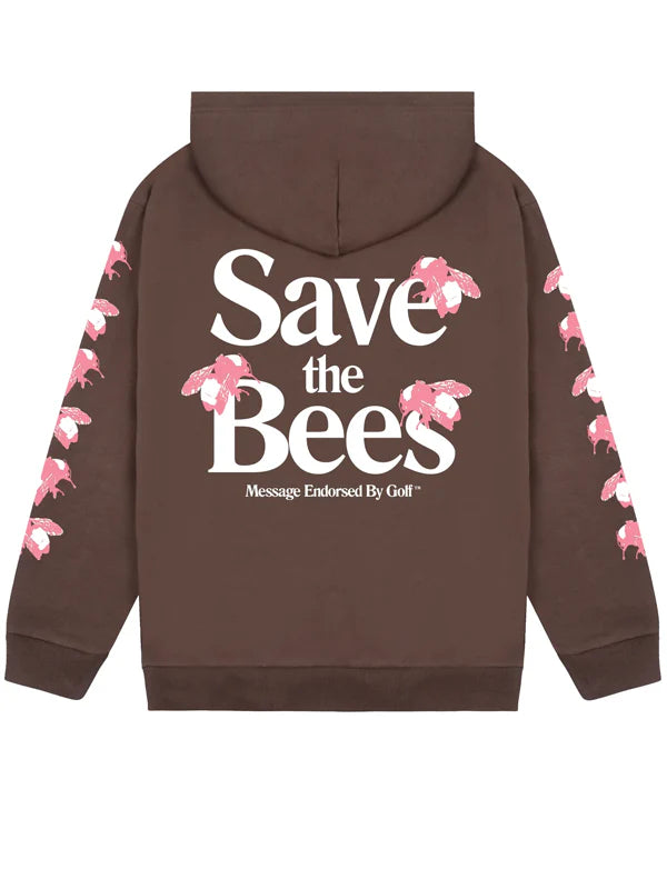 Golf-Wang-Save-The-Bees-Hoodie-Brown