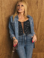 Good American Dolly Parton Denim Jacket