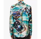 Great British Bake Off S16 Noel Fielding Beach Space Print Shirt