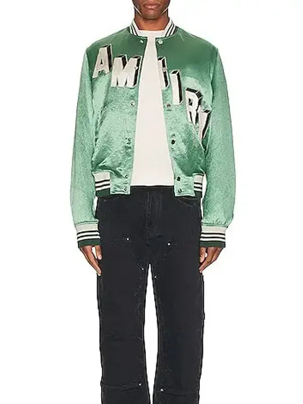 Amiri Cropped Varsity Jacket