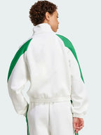 Green And White Adidas Track Jacket