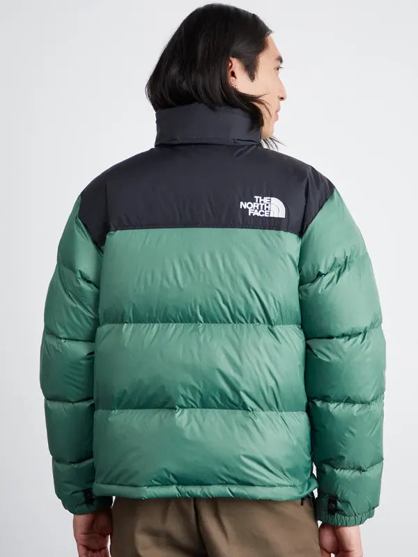 Green Black North Face Jacket