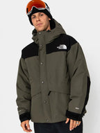 Green Black North Face Jacket