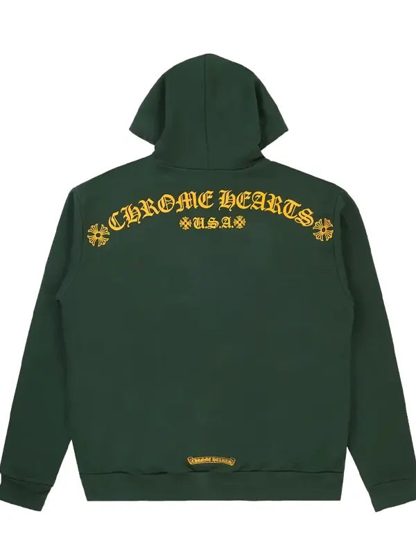 Green Chrome Hearts Hoodie