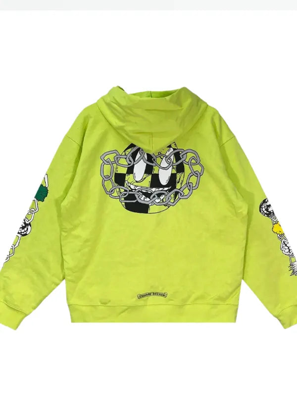 Green Chrome Hearts Hoodie