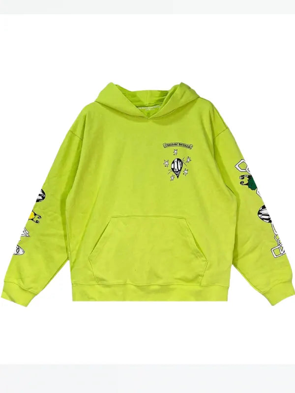 Green Chrome Hearts Hoodie