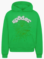 Green Sp5der Hoodie