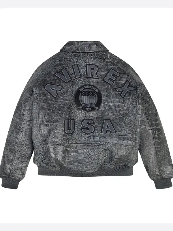 Grey Avirex Jacket