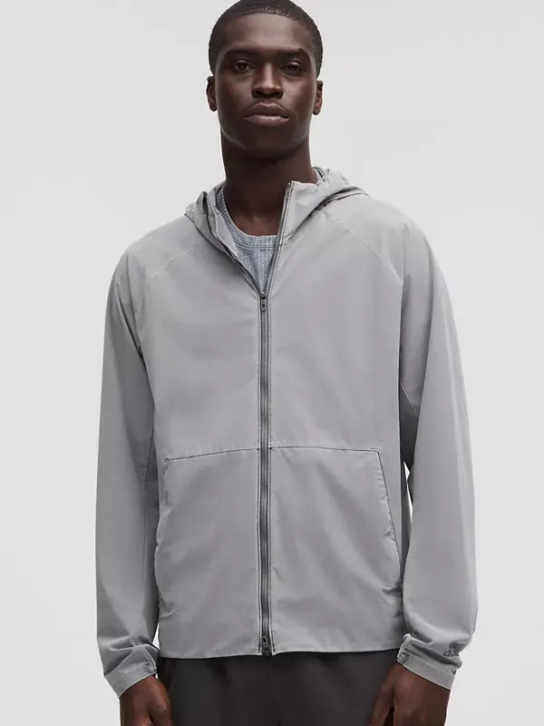 Grey Lululemon Pace Breaker Jacket
