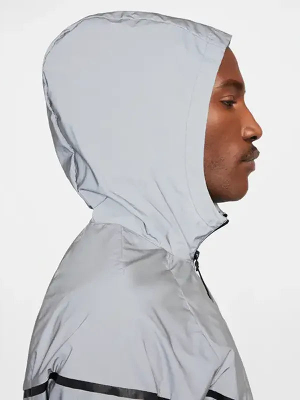 Nike Men's Tech Woven Flash Jacket Grey