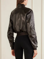 Gucci Cropped Leather JacGucci Cropped Leather Jacketket