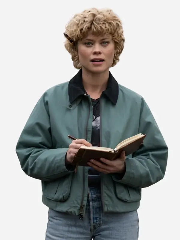Hannah Shetler Lanterns S01 Green Bomber Jacket