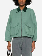 Hannah Shetler Lanterns S01 Green Bomber Jacket
