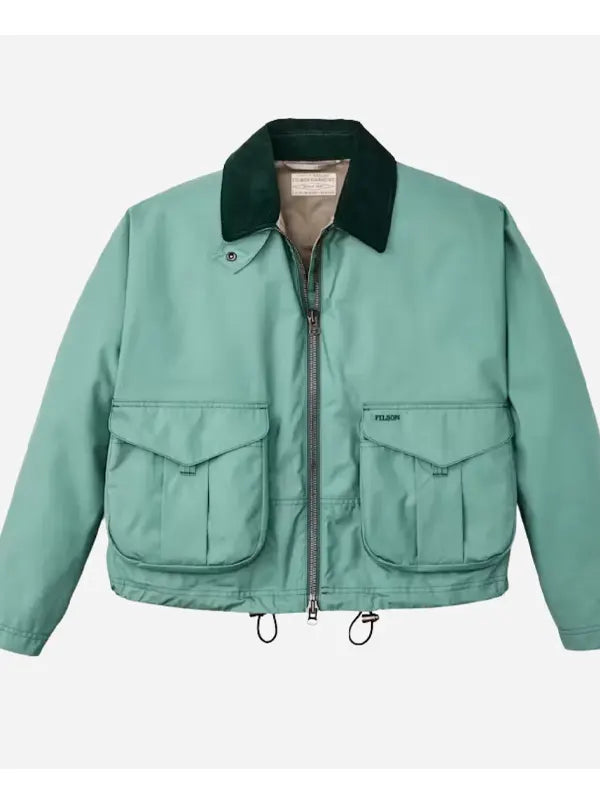 Hannah Shetler Lanterns S01 Green Bomber Jacket