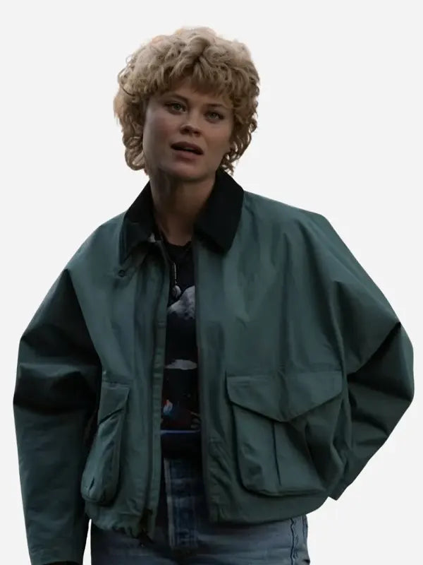 Hannah Shetler Lanterns S01 Green Bomber Jacket