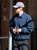 Harry Styles New York City Navy Blue Cotton Jacket