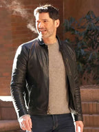 
Hart Hoxton CIA S01 Black Leather Jacket