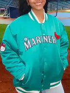 Hello Kitty Mariners Varsity Jacket