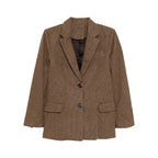 High Potential S02 Javicia Leslie Brown Blazer