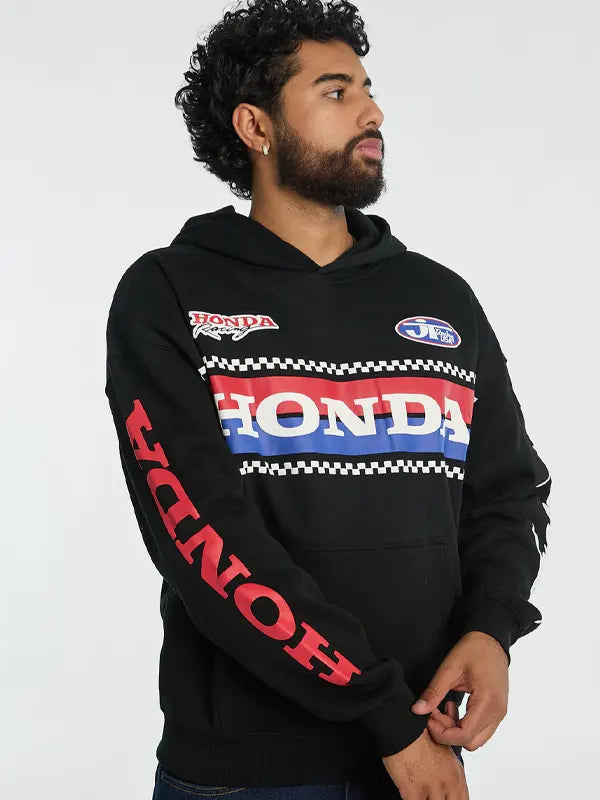 Black Honda Racing Hoodie