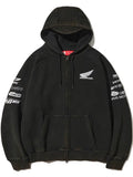Honda Racing Hoodie Cap Zip-up Black