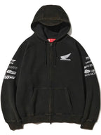Honda Racing Hoodie Cap Zip-up Black