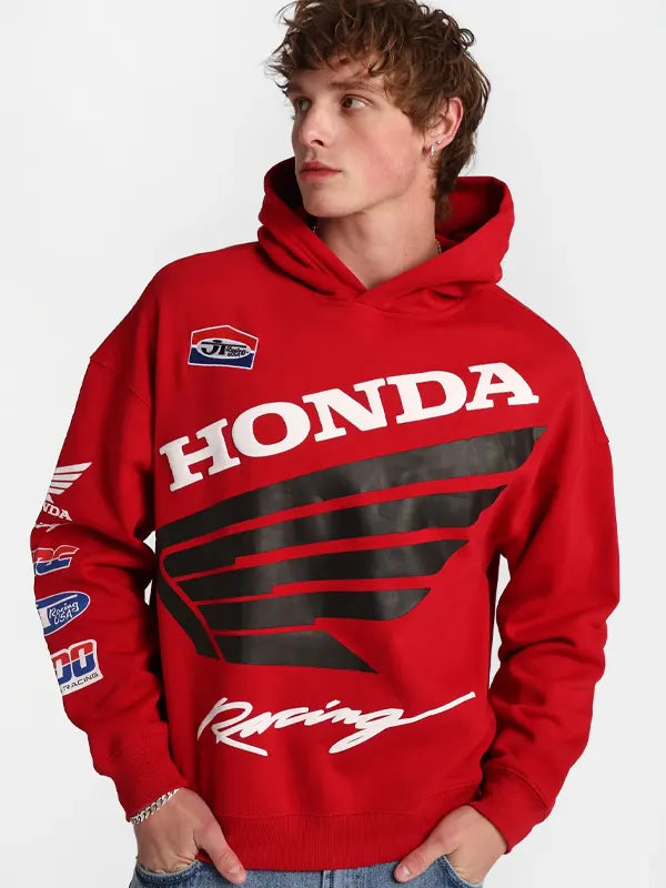Honda Racing Hoodie Red