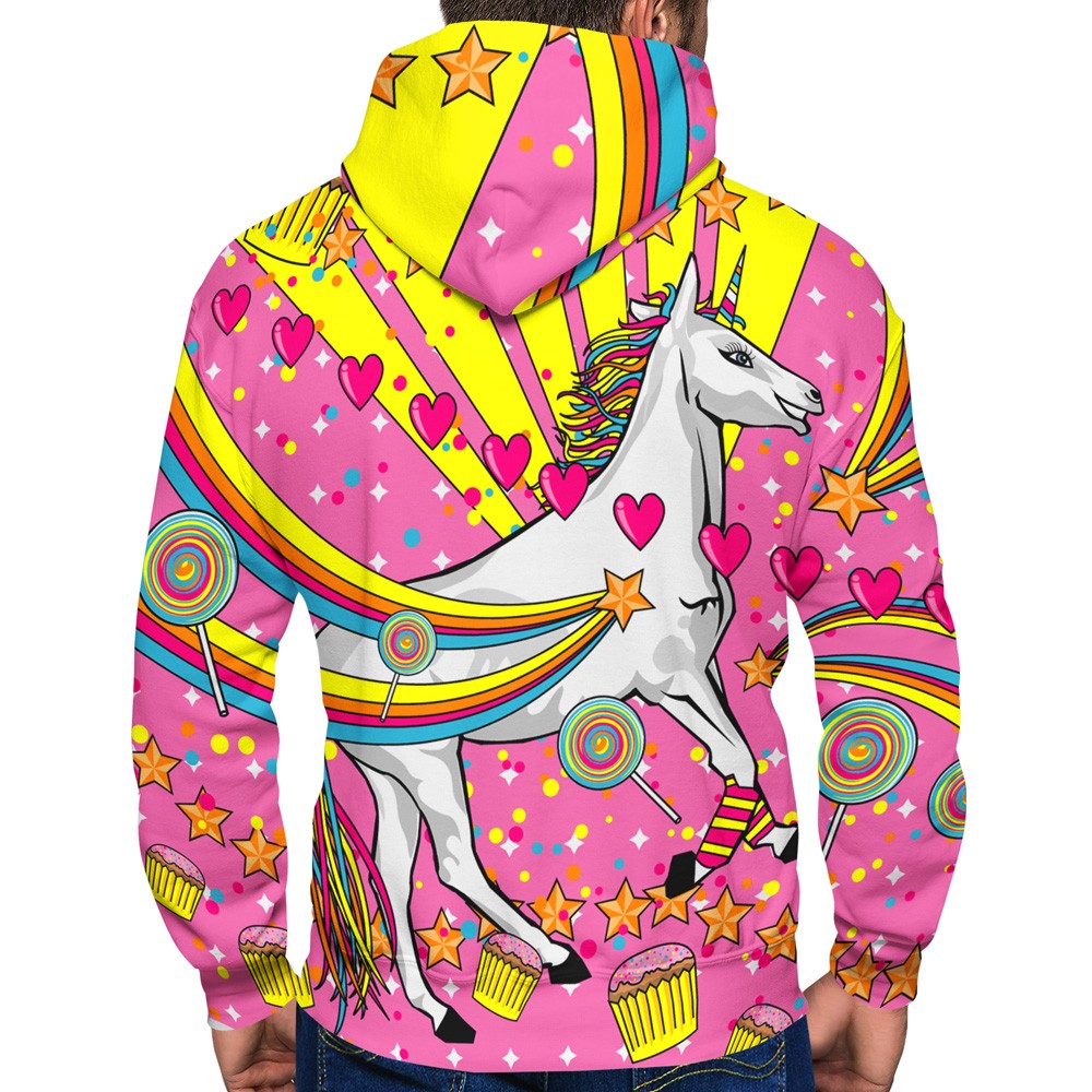 Pink Unicorn Hoodie