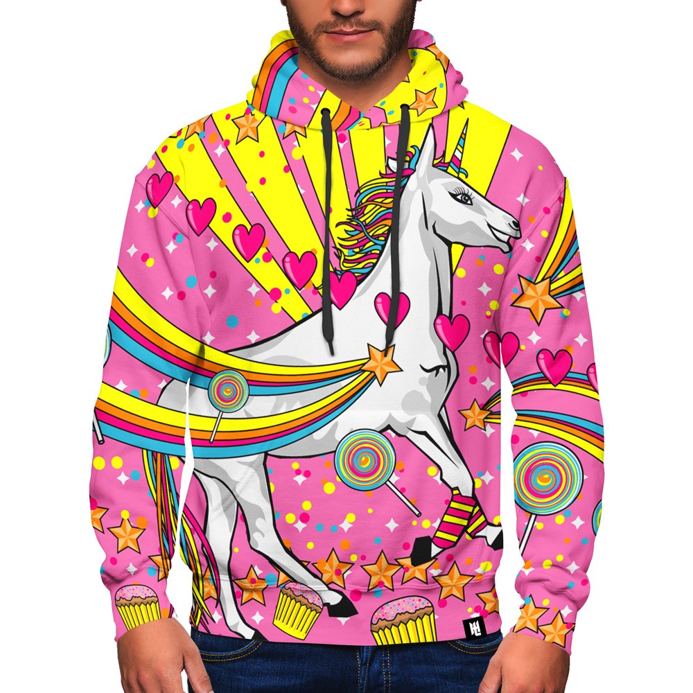 Pink Unicorn Hoodie