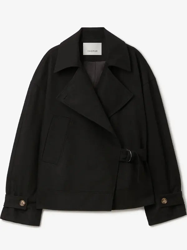 House Of Dagmar Aviator Wool Jacket