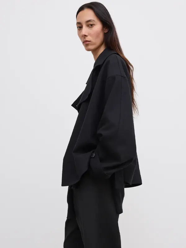 House Of Dagmar Aviator Wool Jacket
