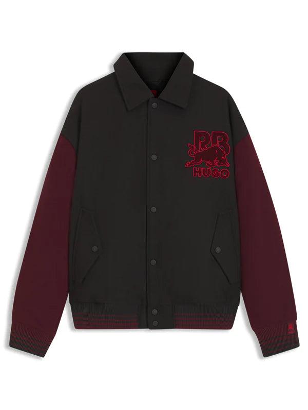 HUGO X RB BOMBER JACKET WITH BULL GRAPHICS