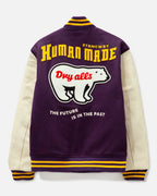 Human-Made-Purple-Varsity-Jacket