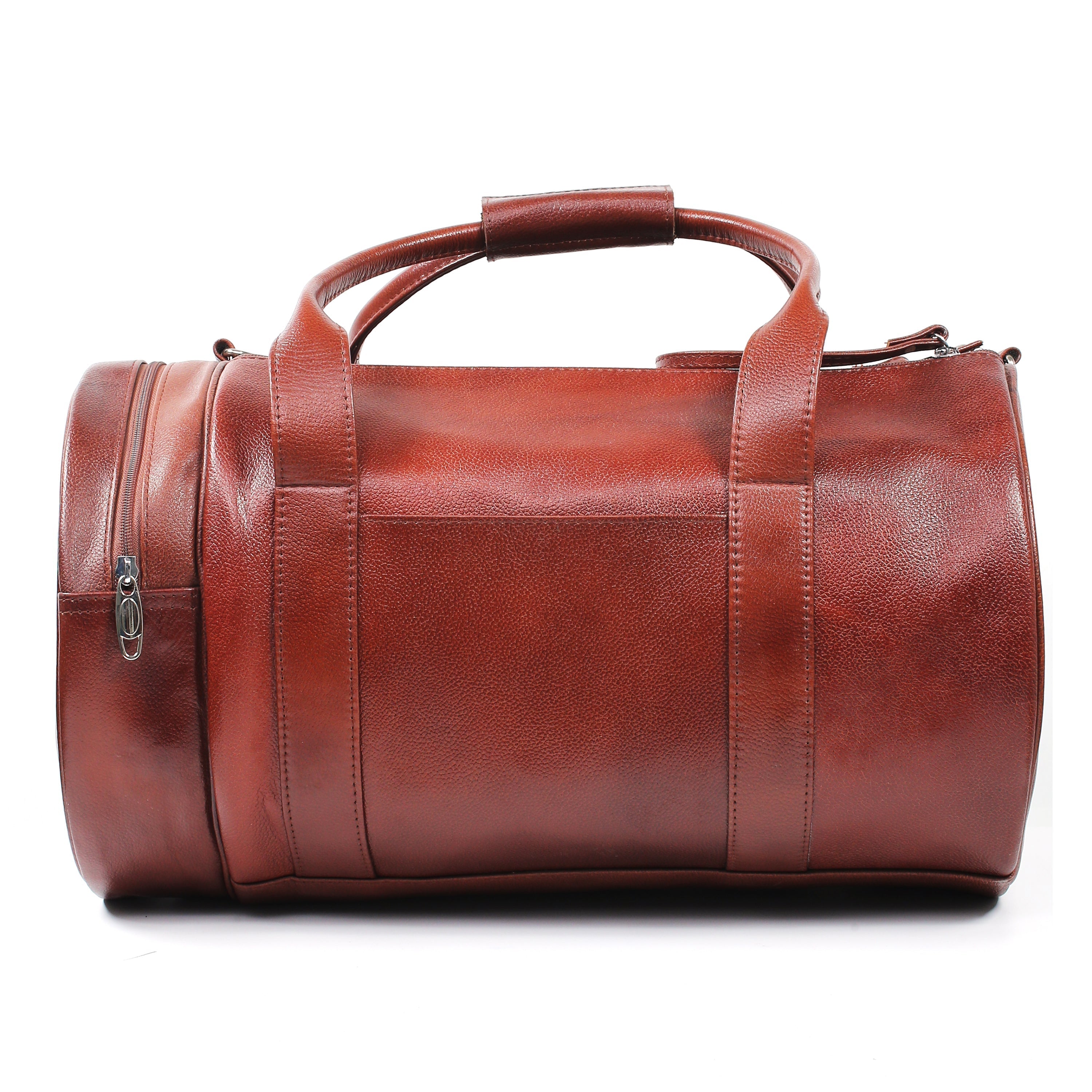 Modern Genuine Leather Bag Hide, Brown Zing Apparel