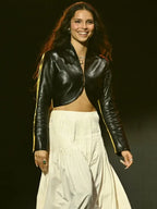 Inde Navarrette D23 Disney Event Black Cropped Jacket