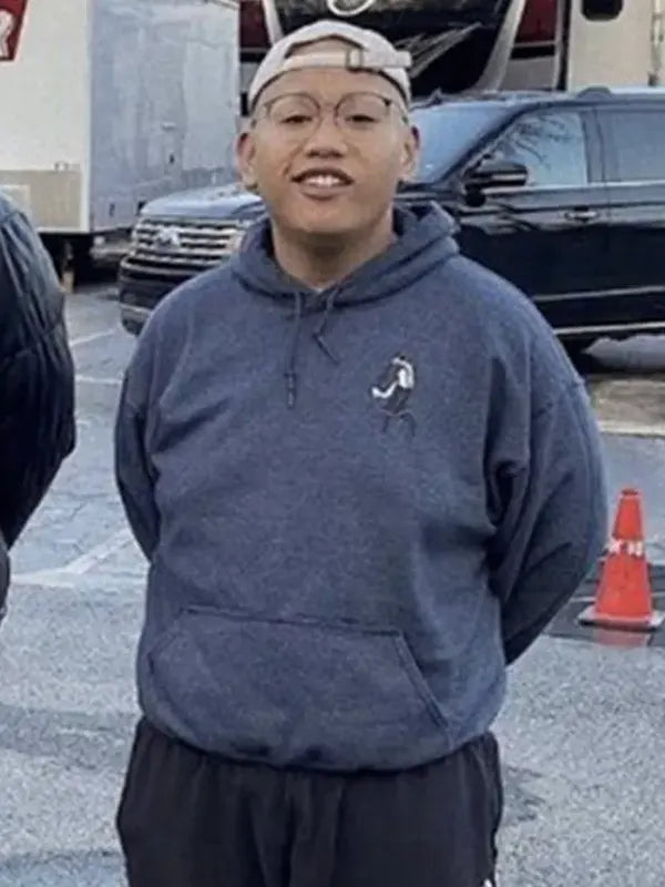 Jacob Batalon Grey Hoodie