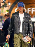 Jacob Elordi Leather Jacket