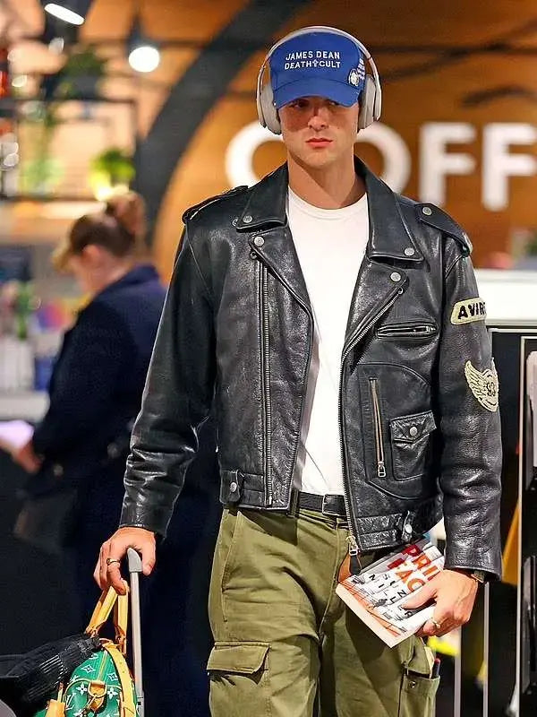 Jacob Elordi Leather Jacket