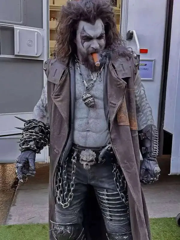 Supergirl 2026 Jason Momoa Sleeveless Leather Coat