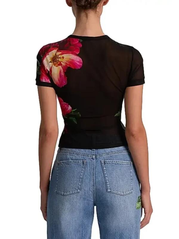 Jennifer Pedranti Real Housewives Of OC S20 Flower Print Top