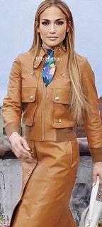 Jennifer Lopez Leather Jacket