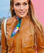 Jennifer Lopez Leather Jacket