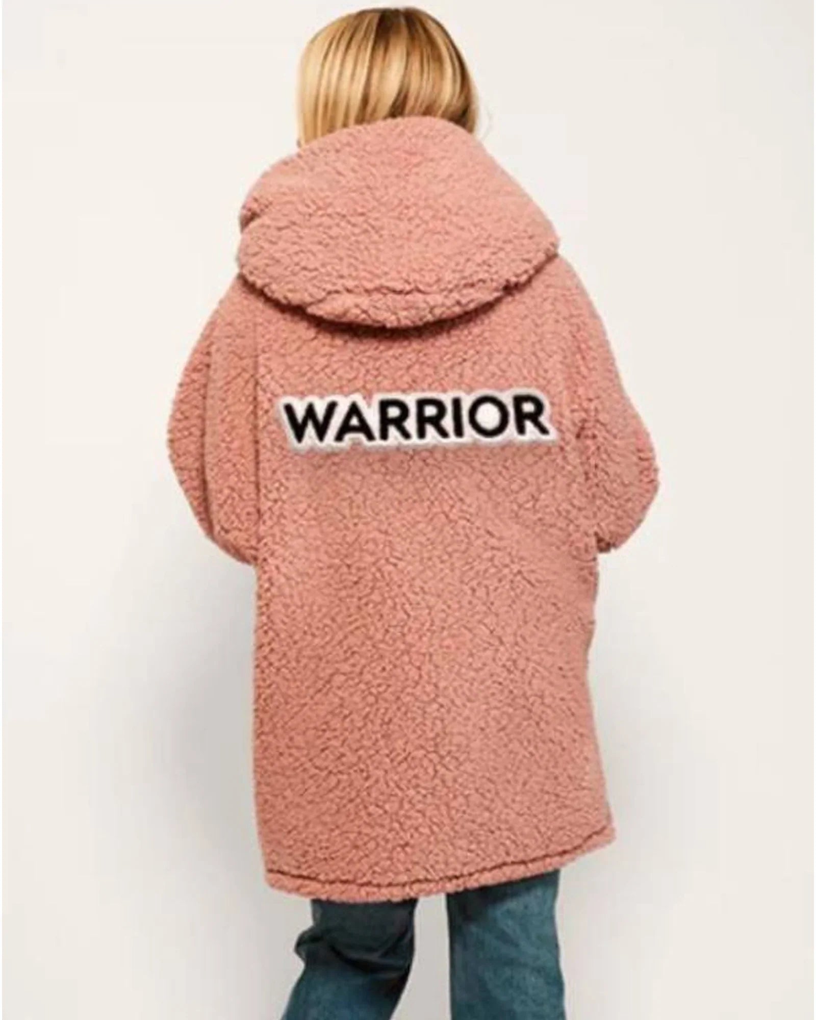 Jill Martin Pink Warrior Sherpa Jacket