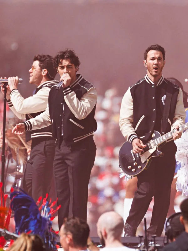 Halftime Show Jonas Brothers Varsity Jacket