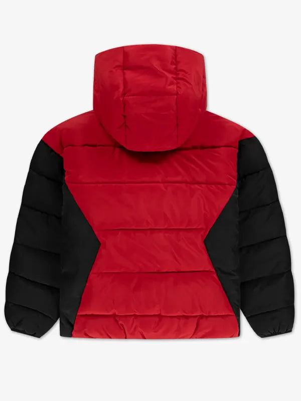 Jordan Puffer Jacket Red And Black