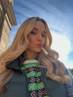 Jumanji Open World 2026 Madison Iseman Blue Vest