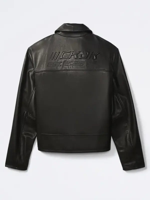 Jungkook Calvin Klein Leather Jacket