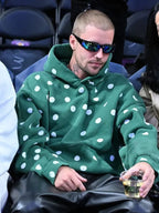 Magic vs Lakers 2026 Justin Bieber Green Polka Dot Hoodie
