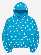 Justin Bieber Skylrk Spot Blue Polka Dot Hoodie